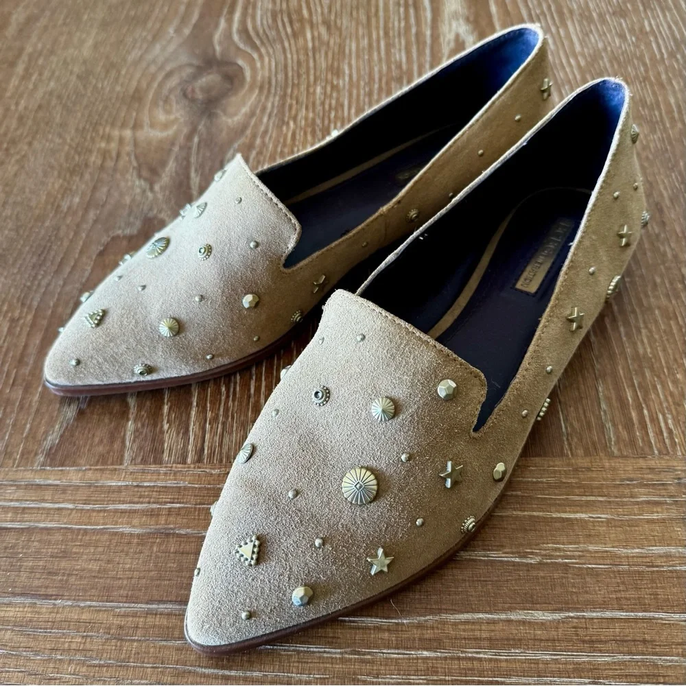 BCBGeneration tan suede Nikkola flats 8.5 - Picture 3 of 13